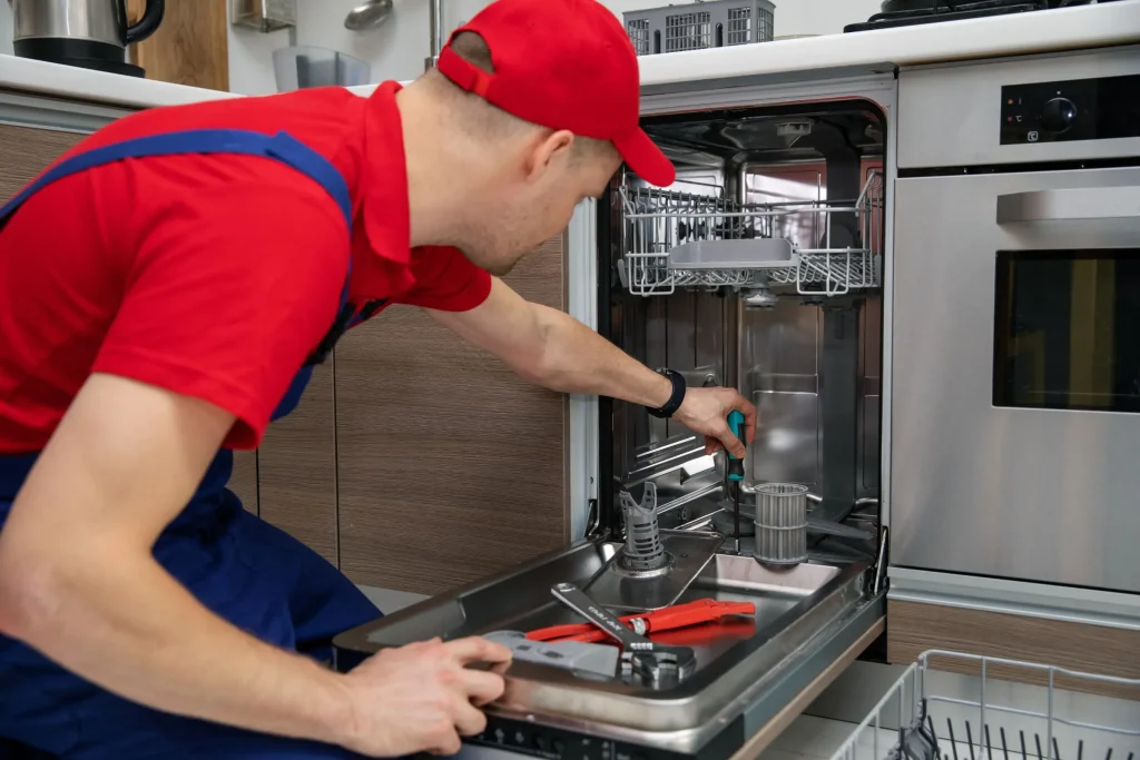 lg dishwasher repair man