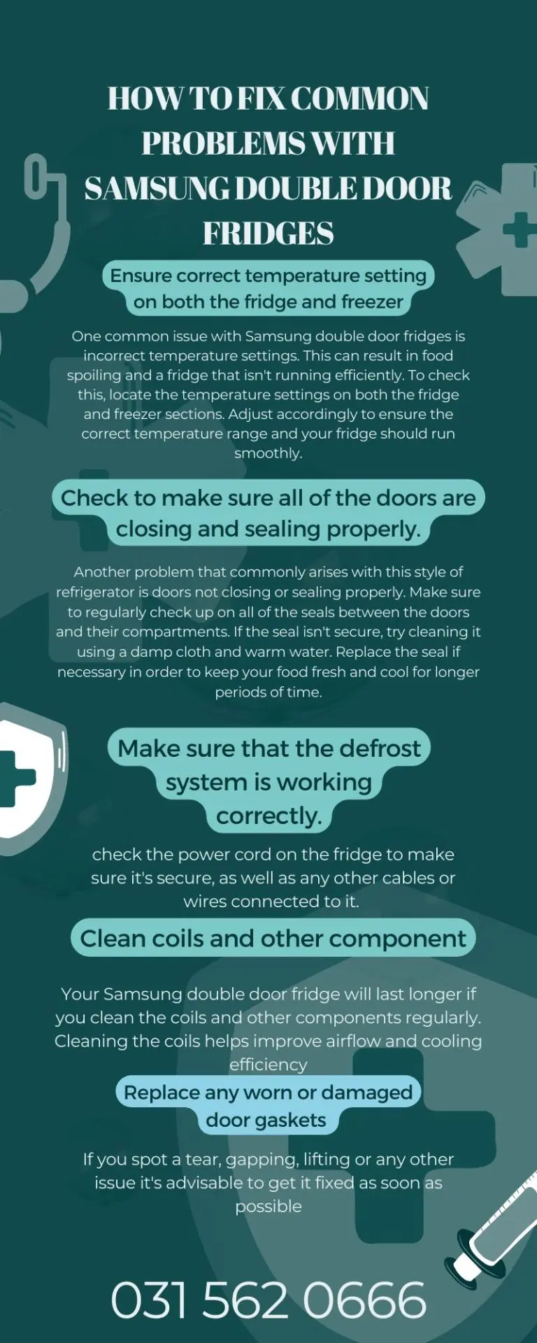 samsung double door repair