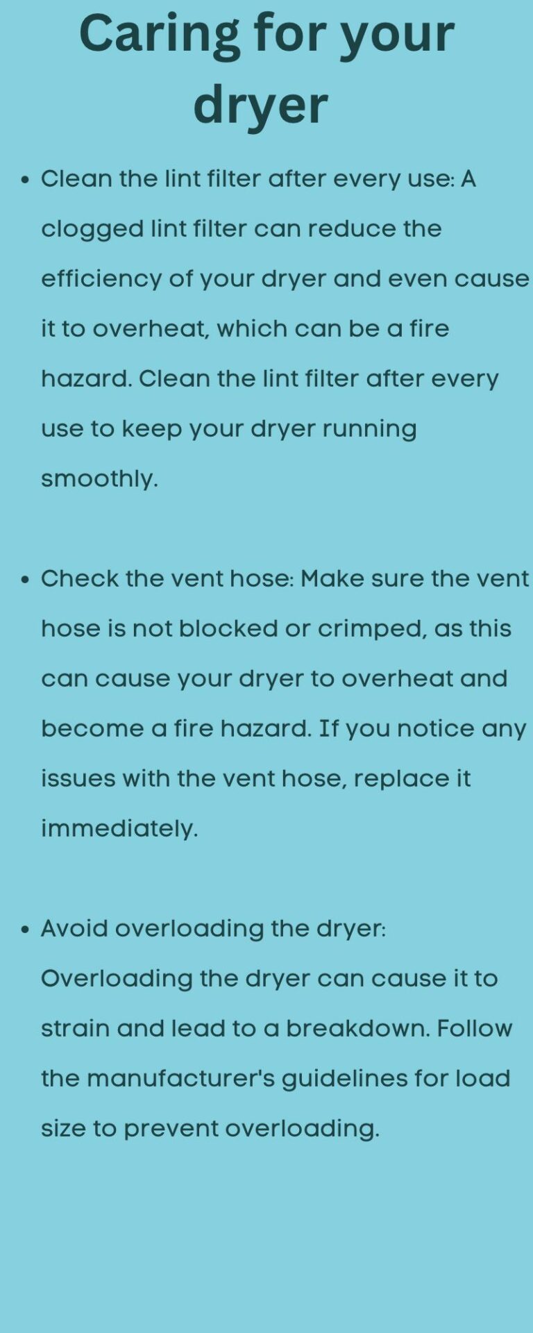 dryer not spinning fix Affordable tumble dryer repairs