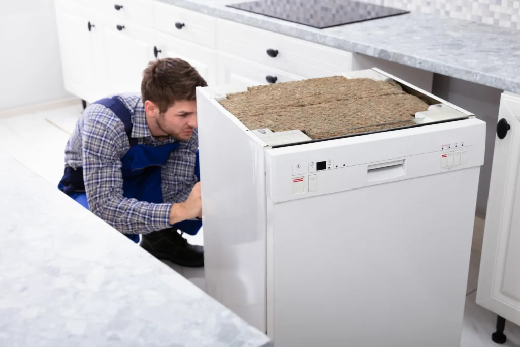 lg dishwasher wont start? see our technician working on a repair