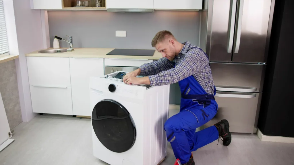 Hillcrest appliance repair specialist fixing a broken washing machine