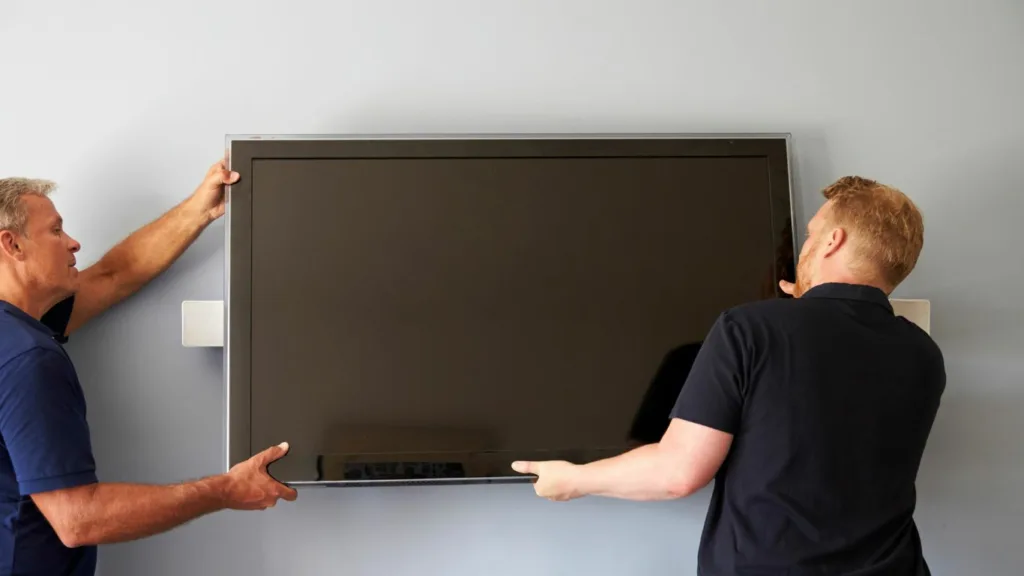 technicians repairing a samsung tv in durban