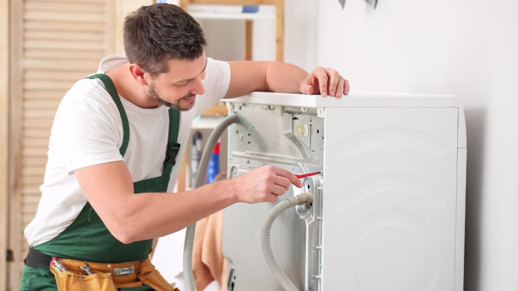 An expert on-site for appliance repair in Durban, demonstrating our professional service.