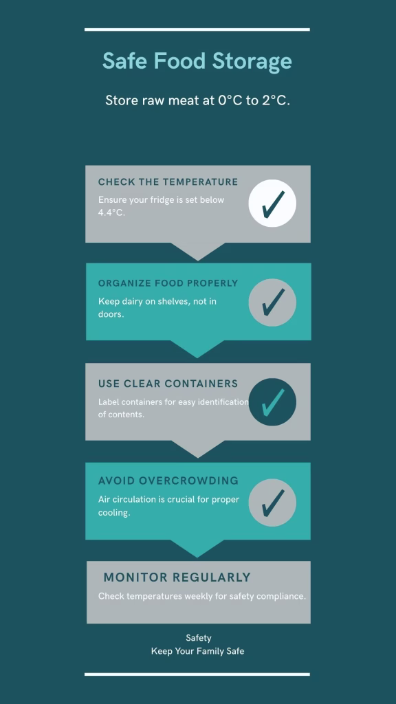 Infographic detailing essential refrigerator maintenance tips for residents in Sunningdale, Durban North.