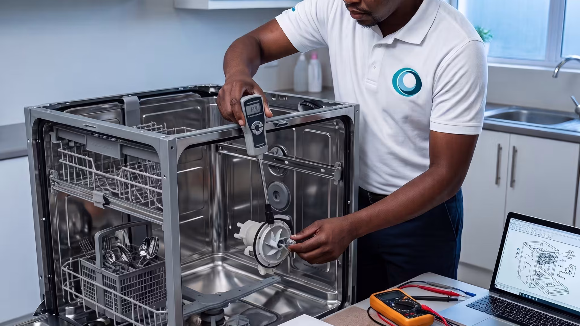 repair dishwasher not draining in durban